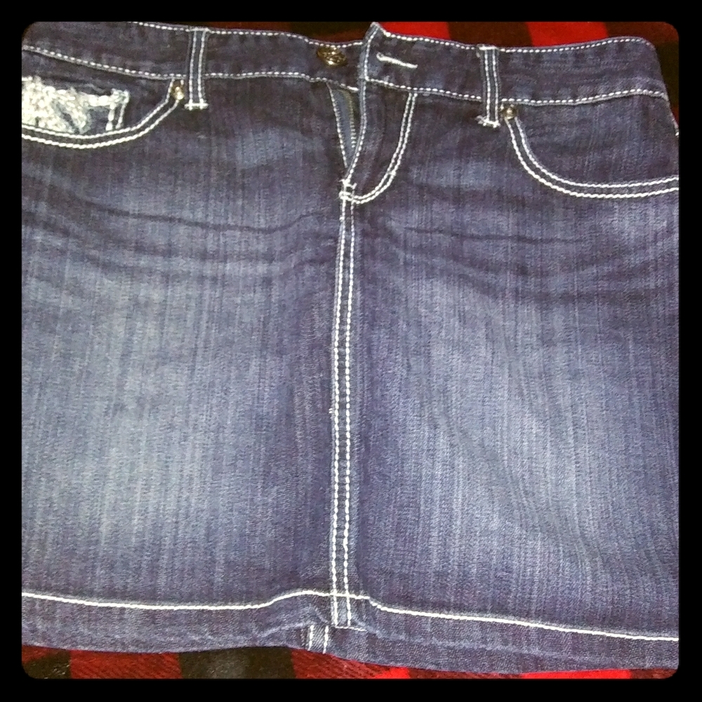 Maurices jean skirt